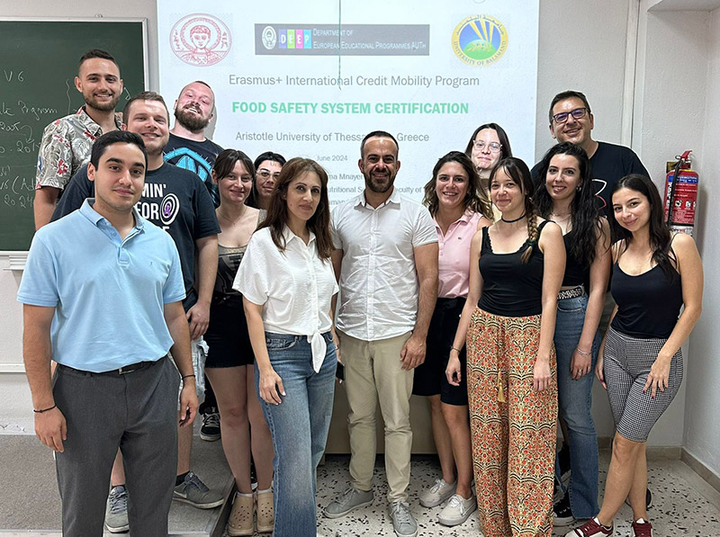 Dr. Mnayer Participates in ERASMUS+ Exchange Program at Aristotle University of Thessaloniki