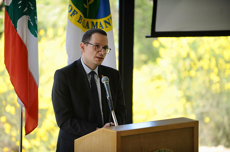 PSIA Department Hosts H.E. Consul Hraiki in Beyond the Mic Lecture