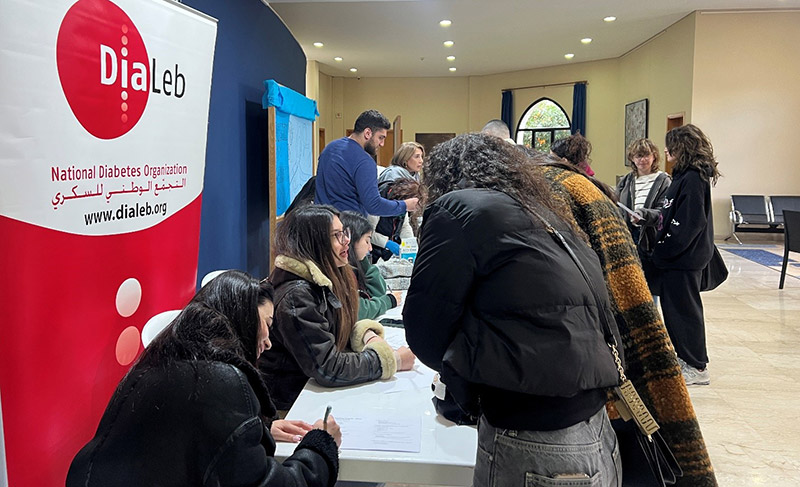 The Faculty of Medicine and Medical Sciences Hosts DiaLEB-National Diabetes Organization for a Diabetes Awareness Event
