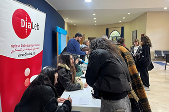 The Faculty of Medicine and Medical Sciences Hosts DiaLEB-National Diabetes Organization for a Diabetes Awareness Event
