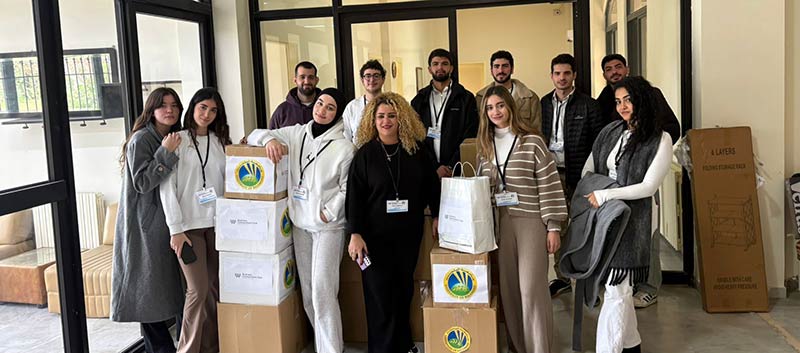 The Faculty of Business and Management organized a heartfelt visit to Dar Hamilat El Teeb