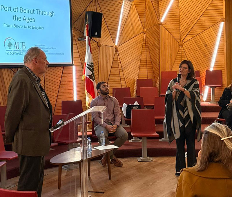 Dr. Patricia Antaki and Dr. Michael Davie Participate in Talk on the Origins of Beirut Port